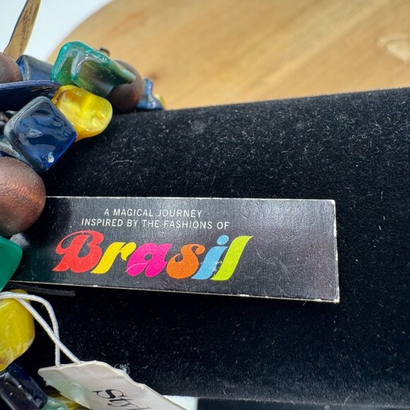 Style & Co. bracelet Brasil inspired line shell and stone elastics 3 piece set b - Picture 5 of 7